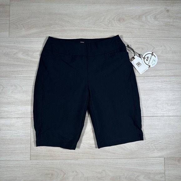 TAIL WHITE LABEL Pants - TAIL WHITE LABEL WOMEN'S SIZE 2 BLACK‎ GOLF SHORTS PULL ON W/ POCKETS NWT